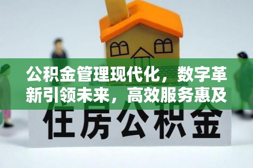 金宁公积金管理现代化，数字革新引领未来，高效服务惠及民生