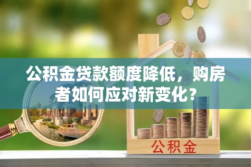 金宁公积金贷款额度降低，购房者如何应对新变化？