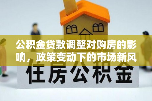 金宁公积金贷款调整对购房的影响，政策变动下的市场新风向
